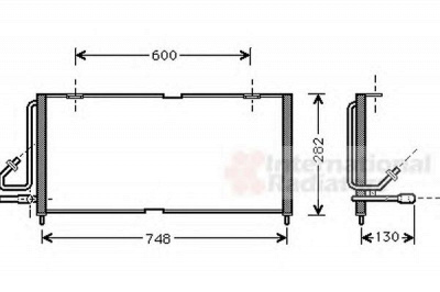 VAN WEZEL 21005027 -  Конденсатор, кондиционер